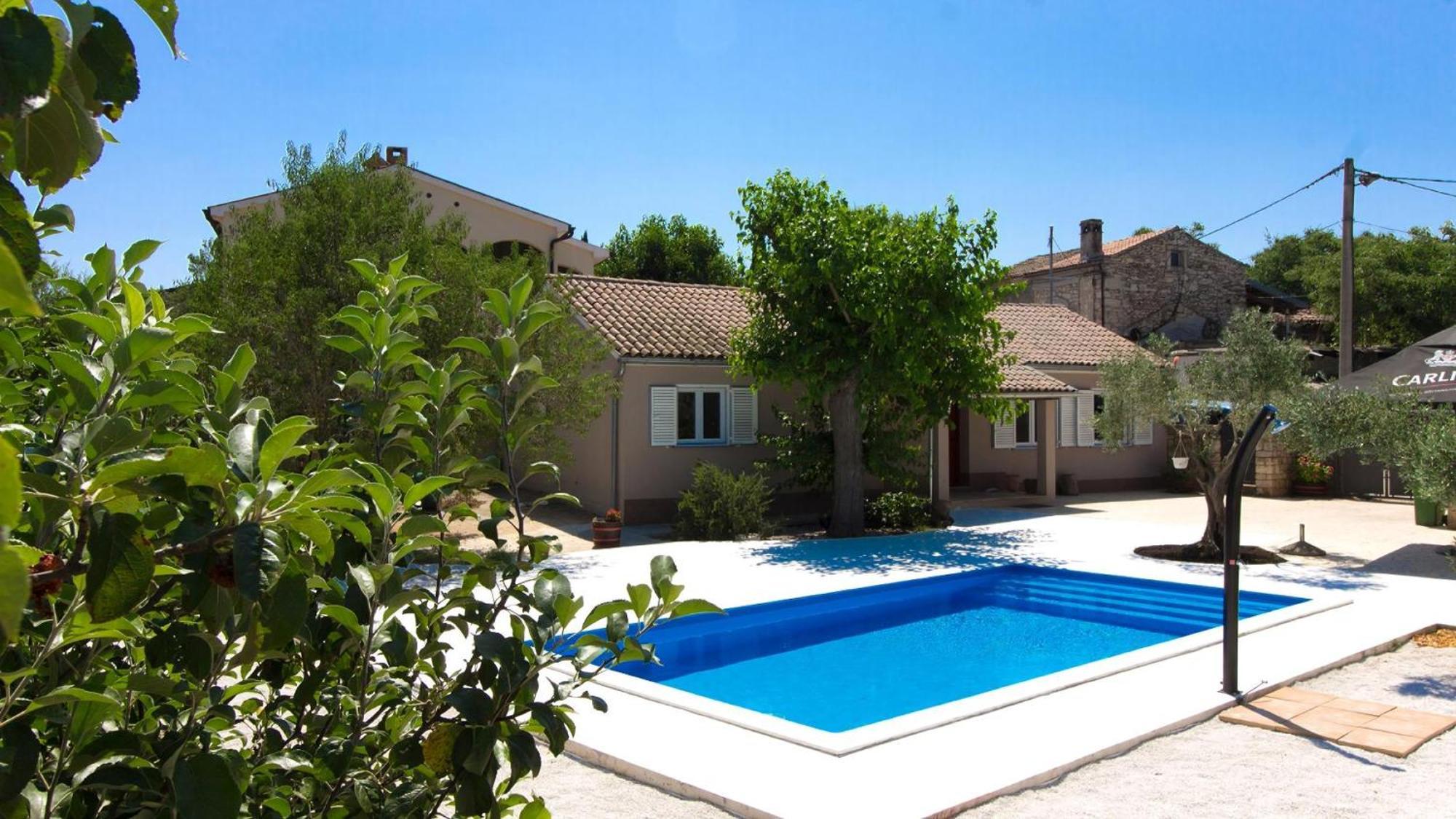 Ferienhaus Aqua Mit Pool Jadreski Exterior photo